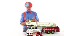 Blippi Toys Fire Trucks for Children | FIRE TRUCK SONG