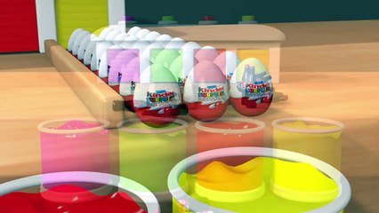 Learn Colors with Angry Tractor - Soccer Balls for Children Kinder Surprise Learn Color for Kids