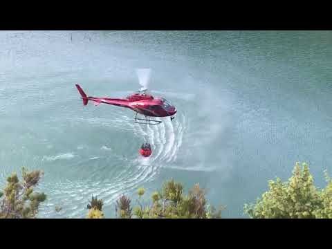 Video/ Operacioni nga ajri për shuarjen e zjarrit në zonën e Mirditës