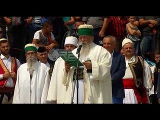 Ora News - Pelegrinazhi në Malin e Tomorrit, surpriza për presidentin Meta