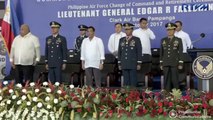 Duterte to PAF men: Do your duties well; threats of terrorism still linger