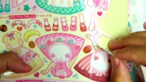 プリキュア♥7人のプリンセスのきせかえドレスパーティーできせかえシール遊び！Kids Anime Toy