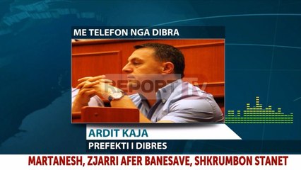 Report TV - Dibër,vazhdon zjarri në Martanesh rrezikohen të digjen 10 banesa