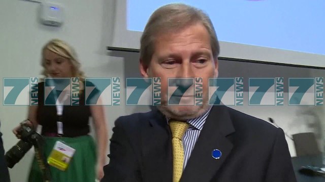 KOMISIONERI HAHN NE TAKIMIN E KRYEMINISTRAVE - News, Lajme - Kanali 7