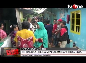 Bunuh Ibu Kandung, Tersangka Diduga Alami Gangguan Jiwa