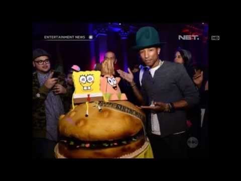 Kemeriahan ulang tahun Pharrell Williams yang bertema Spongebob