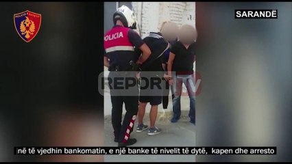 Report TV - Dy bullgarët tentojnë të vjedhin banokamtin në Sarandë
