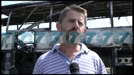 SHKRUMBOHET NJE AUTOBUS PRANE FUSHE MILOTIT - News, Lajme - Kanali 7