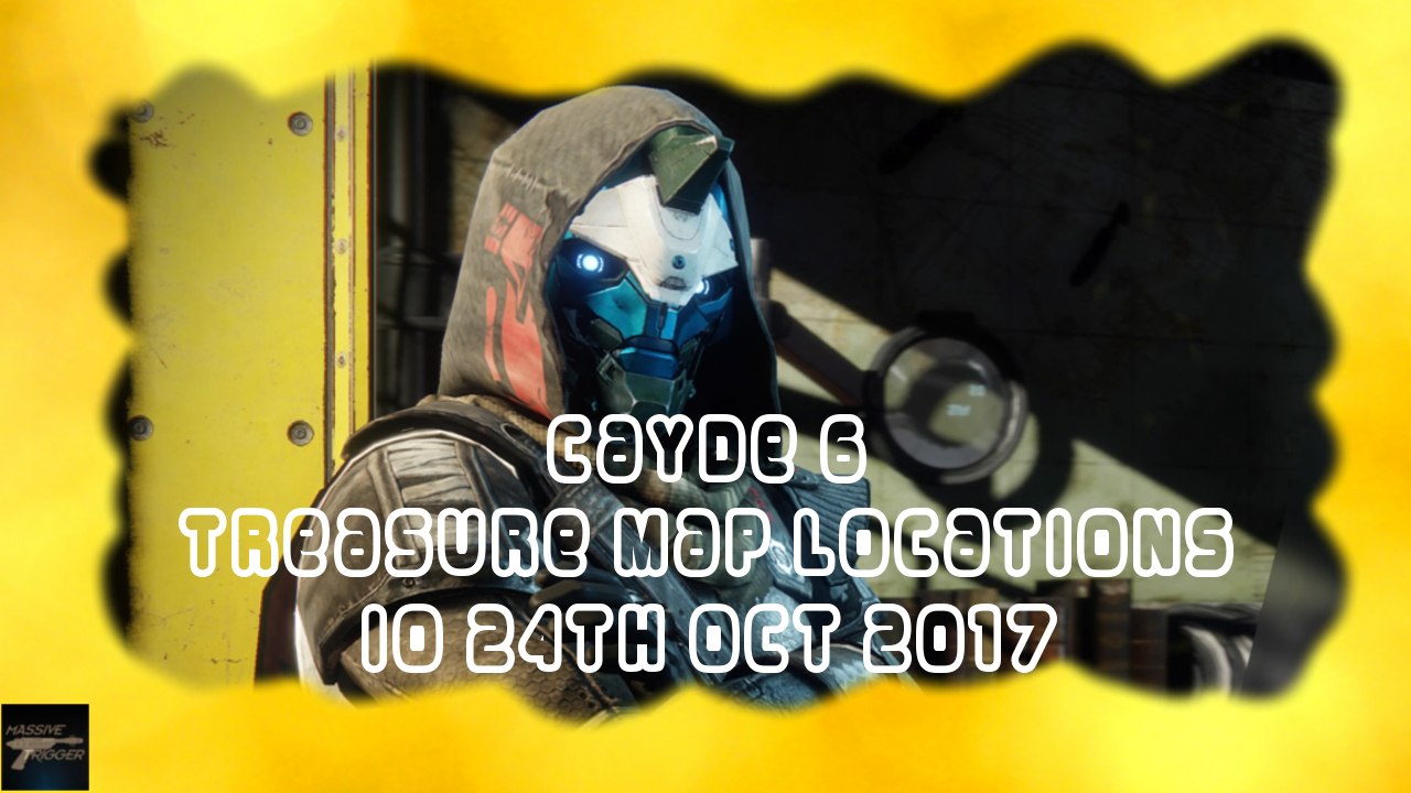 Destiny 2 Cayde 6 IO Treasure Map Locations 24th October 2017