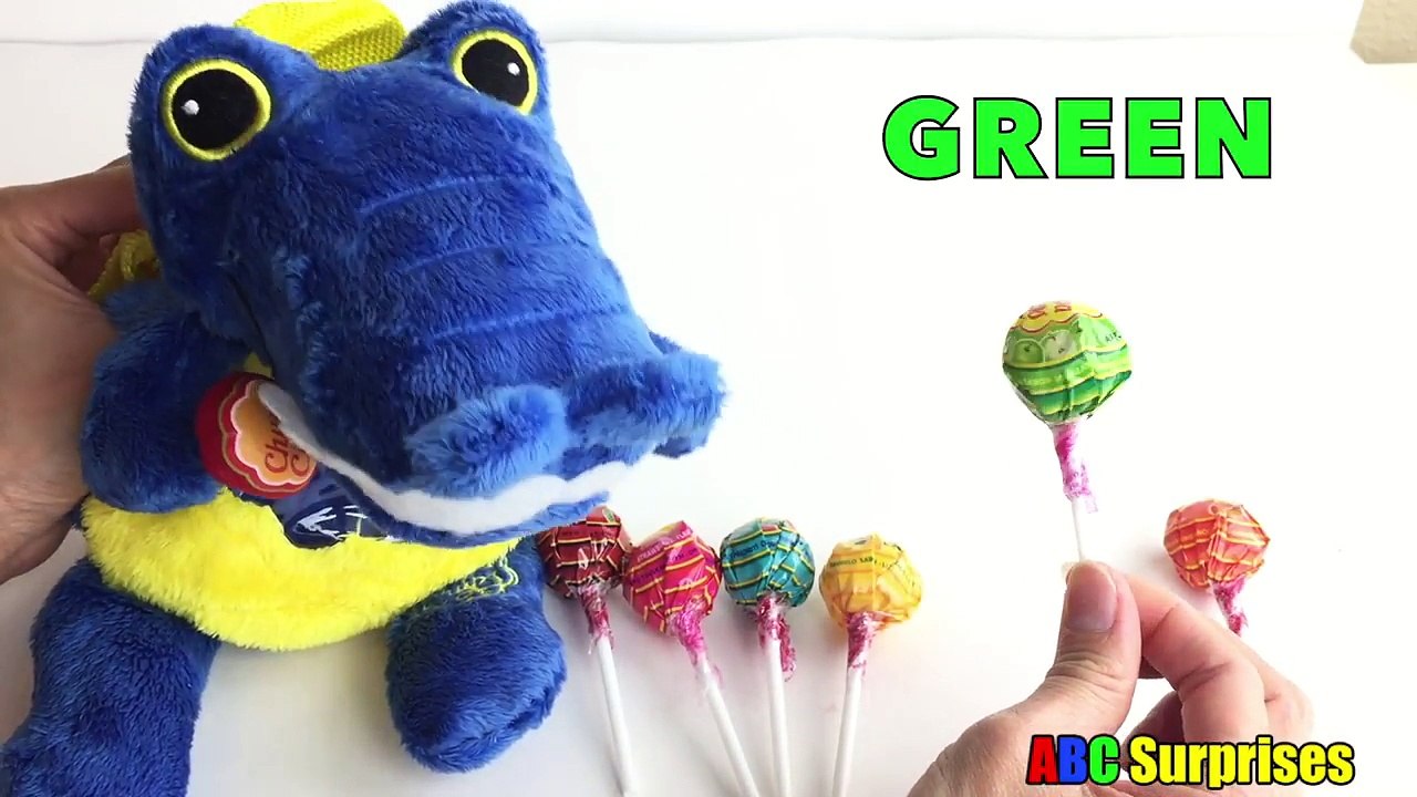 Learning for Toddlers Learn Colors with Chupa Chup Candy FIDGET SPINNER TOY HUNT ABC Surprises