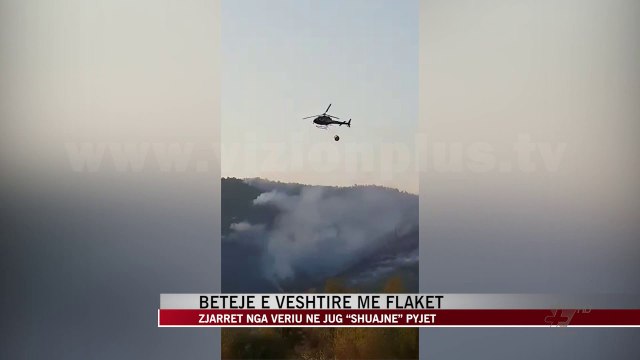 Betejë e vështirë me flakët nga veriu në jug - News, Lajme - Vizion Plus