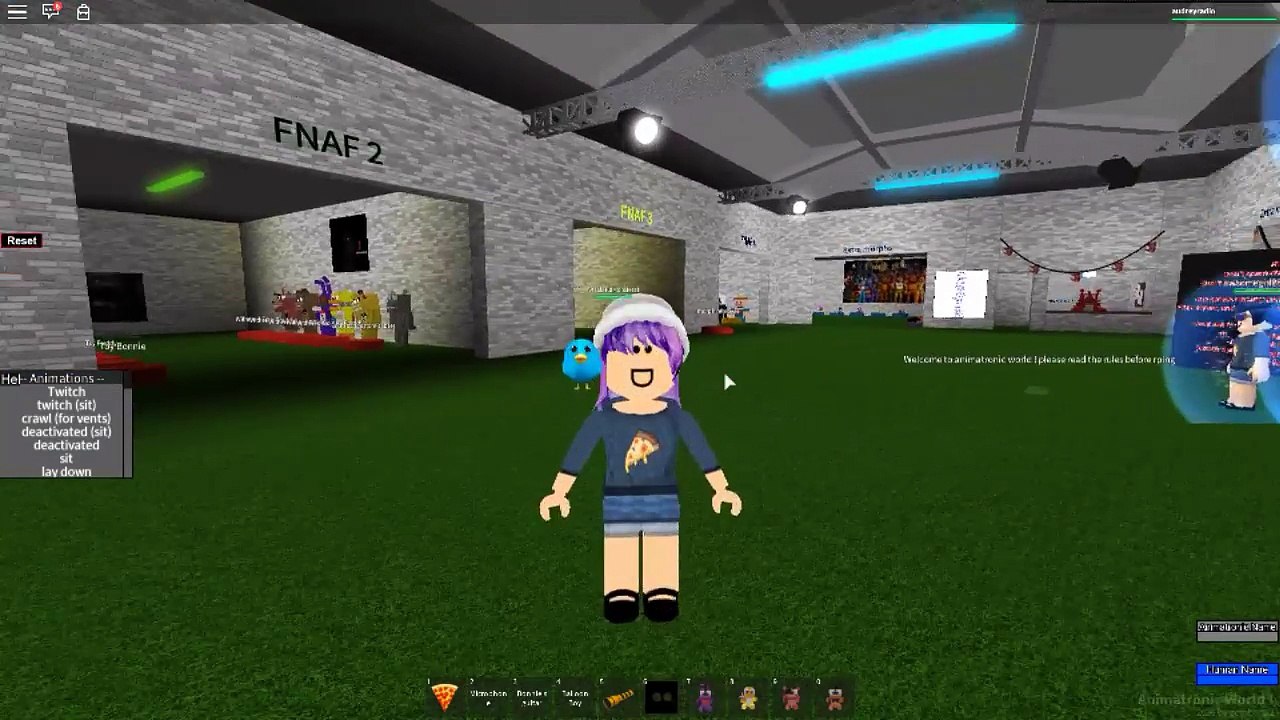 ROBLOX FIVE NIGHTS AT FREDDYS ANIMATRONIC WORLD | FNAF ROLEPLAY | RADIOJH GAMES