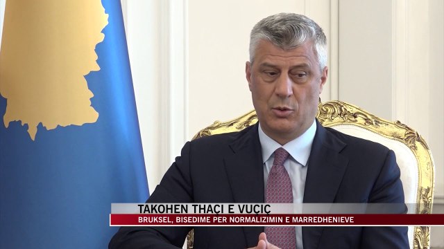 Thaçi e Vuçiç takohen në Bruksel, nis faza e re e dialogut - News, Lajme - Vizion Plus
