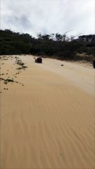 Sand Surfing Fail