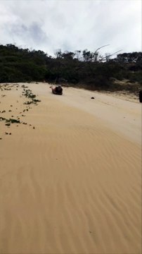 Sand Surfing Fail