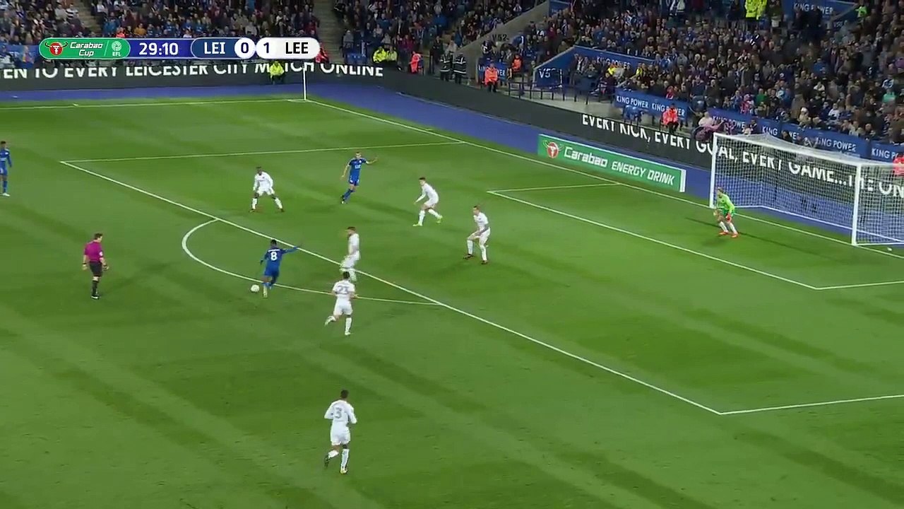 Kelechi Iheanacho Equalizer vs Leeds United (1-1)