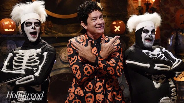 'SNL': How Tom Hanks' Character David S. Pumpkins Was Created | THR News