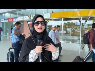 Chacha Frederica berangkat ibadah Umroh