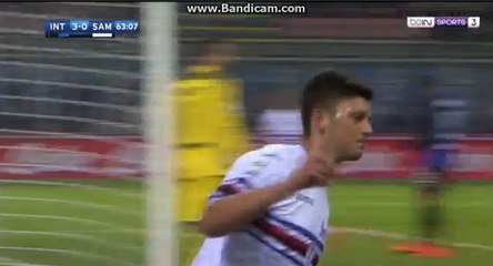 Super Goal D.Kownacki 3 - 1 HD INTER VS SAMPDORIA 24.10.2017 HD