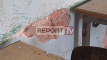 Report TV - Elbasan,shkolla “Jorgji Dilo” tërësisht e rrënuar,nuk ka fonde
