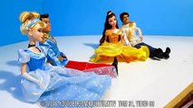 Куклы Барби и Принцессы Диснея. Видео Мультик Бальные танцы для девочек. Игры Игрушки для детей
