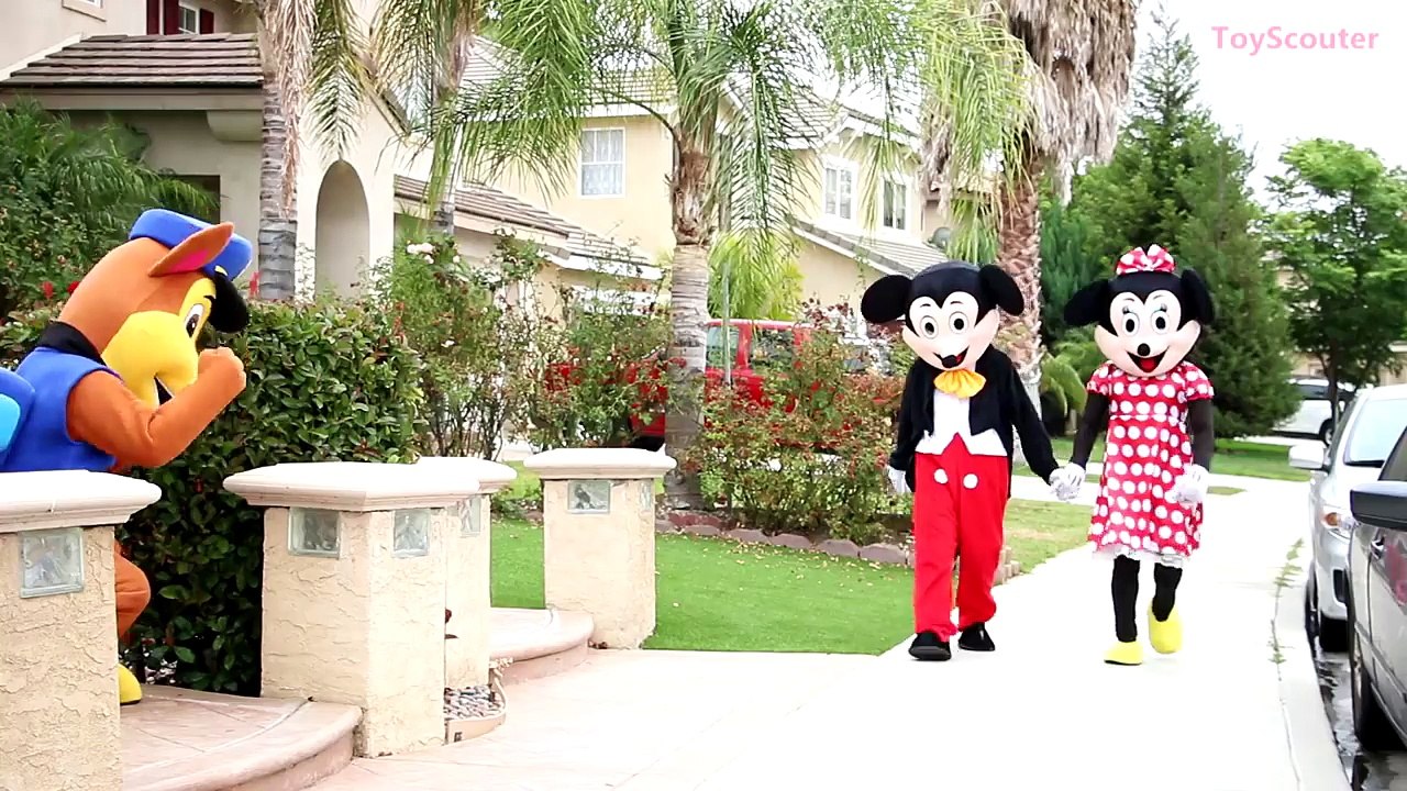 WHY is CHASE in JAIL? w/ Minnie Mouse, Mickey Mouse, Skye & Venom in Real Life