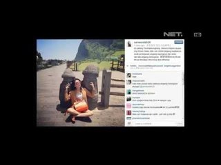 Wenda Tan liburan di Korea