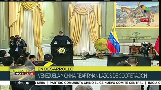 Destaca Nicolás Maduro fortaleza de relaciones entre Venezuela y China
