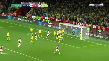 Edward Nketiah second Goal HD - Arsenal 2 - 1 Norwich - 24.10.2017 (Full Replay)