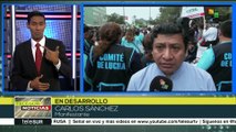 Perú: trabajadores exigen mejoras laborales con paro de 24 horas