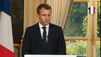 conférence de presse de Macron avec le  premier Ministre irlandais Leo Varadkar