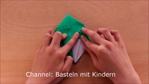 Origami Stern-Schachtel basteln mit Papier - Geschenkverpackung Weihnachten falten: Origami Box