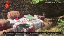 Video/ Kapen mbi 1 ton kanabis në Karaburun