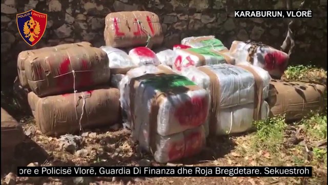KAPET 1 1 TON KANABIS SATIVA NE KARABURUN, AUTORI ESHTE NE KERKIM, LENDA KISHTE DESTINACION ITALINE