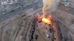 ISIS Drone Destroyed SAA Ammo Depot In Deir Ez Zor Stadium