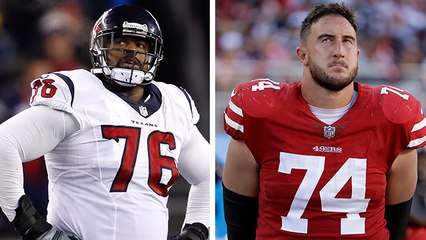 Which offensive tackles could be on the trade market?