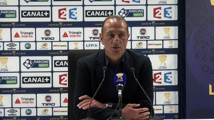 La réaction de Michel Der Zakarian après EAG-Montpellier (0-2) :