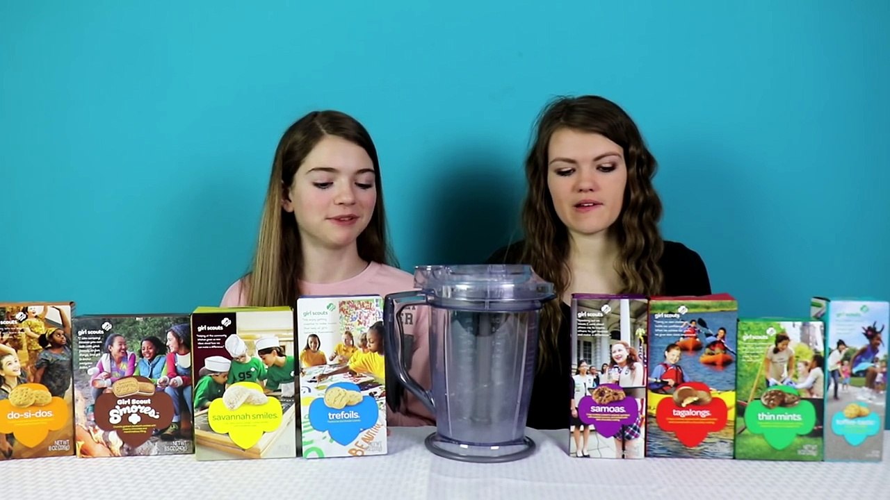 Girl Scout Cookie Smoothie Challenge / JustJordan33