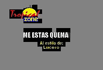 Me estas quemando - Lucero (Karaoke)