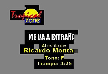 Me Va A Extrañar - Ricardo Montaner (Karaoke)