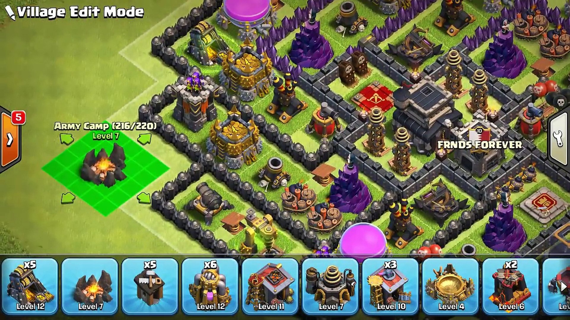 Clash Of Clans Town Hall 9 Defense Coc Th9 Best Trophy Base Layout Defense Replays Video Dailymotion
