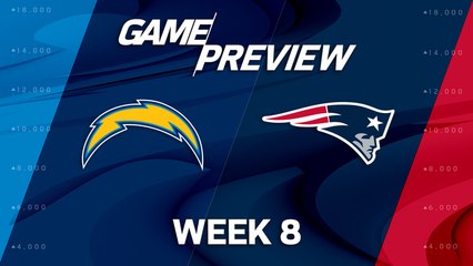Chargers vs. Patriots Week 8 game preview