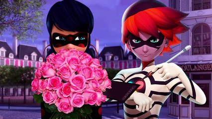 Miraculous Ladybug Miss Fortune kissing | Cat is jealous | New Episode 2017