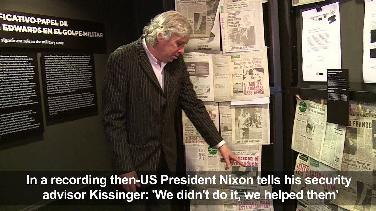 Chile museum displays declassified CIA papers on Pinochet coup