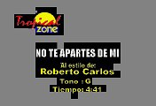 No Te Apartes De Mi - Roberto Carlos (Karaoke)