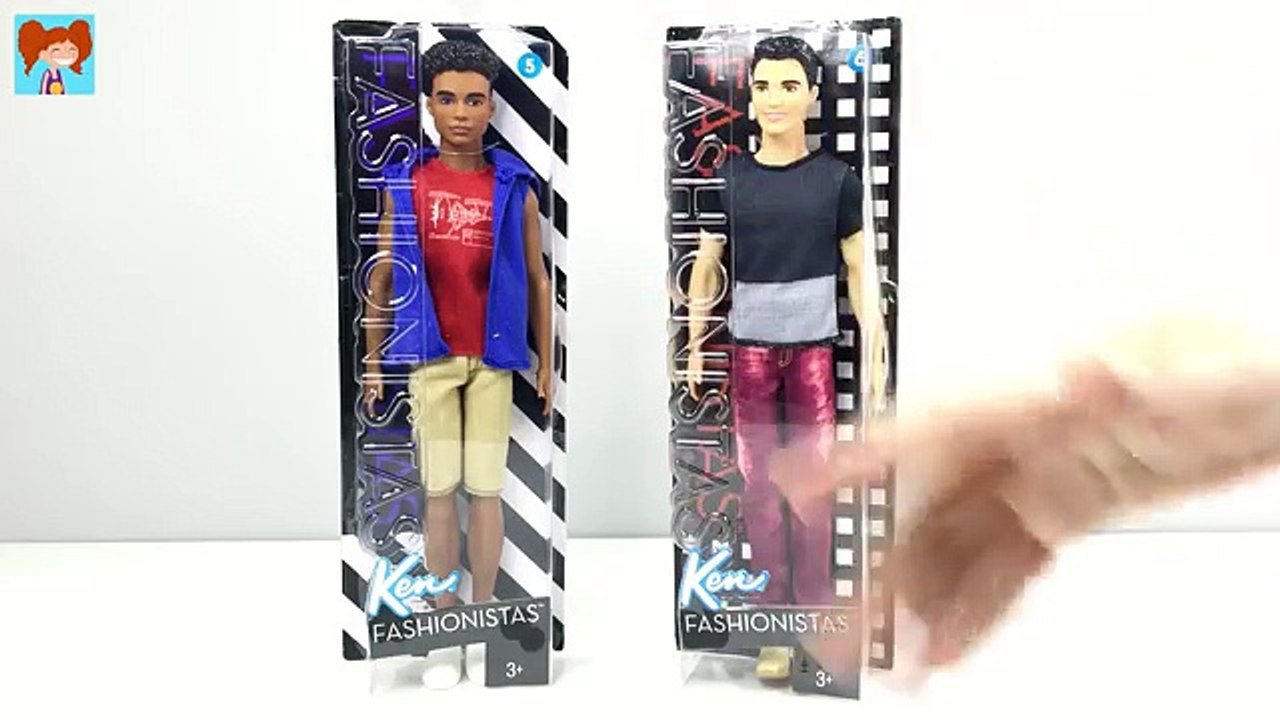Ken Beni Korkutuyor! Yeni Barbie Fashionistas Ken Bebekleri Oyuncak Tanıtımı Paket Açma