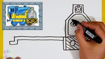 How to Draw Logan ♦ Thomas and Friends ♦ Drawing and Colors Learning video for Preschoolers