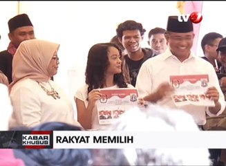 Anies Baswedan Mencoblos di TPS 28 Cilandak Barat