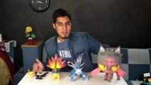 El papercraft MAS GRANDE que he hecho y mis Tazos pokemon | Especial 10.000 suscriptores