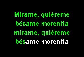 Pedro Fernandez - Besame morenita (Karaoke)